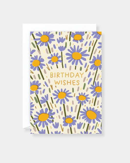 FLOWER FIELD BIRTHDAY - CARD