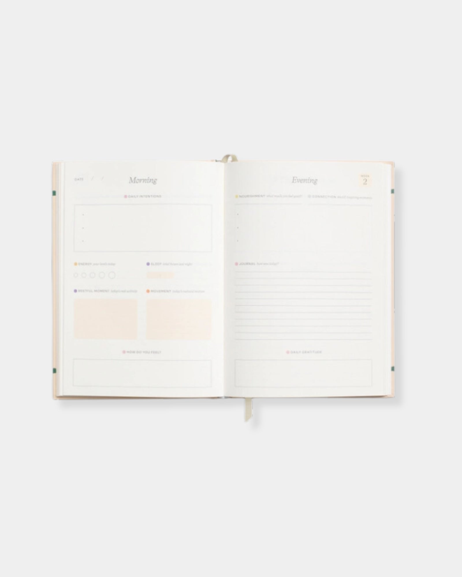 HAPPY STRIPES GUIDED WELLNESS JOURNAL