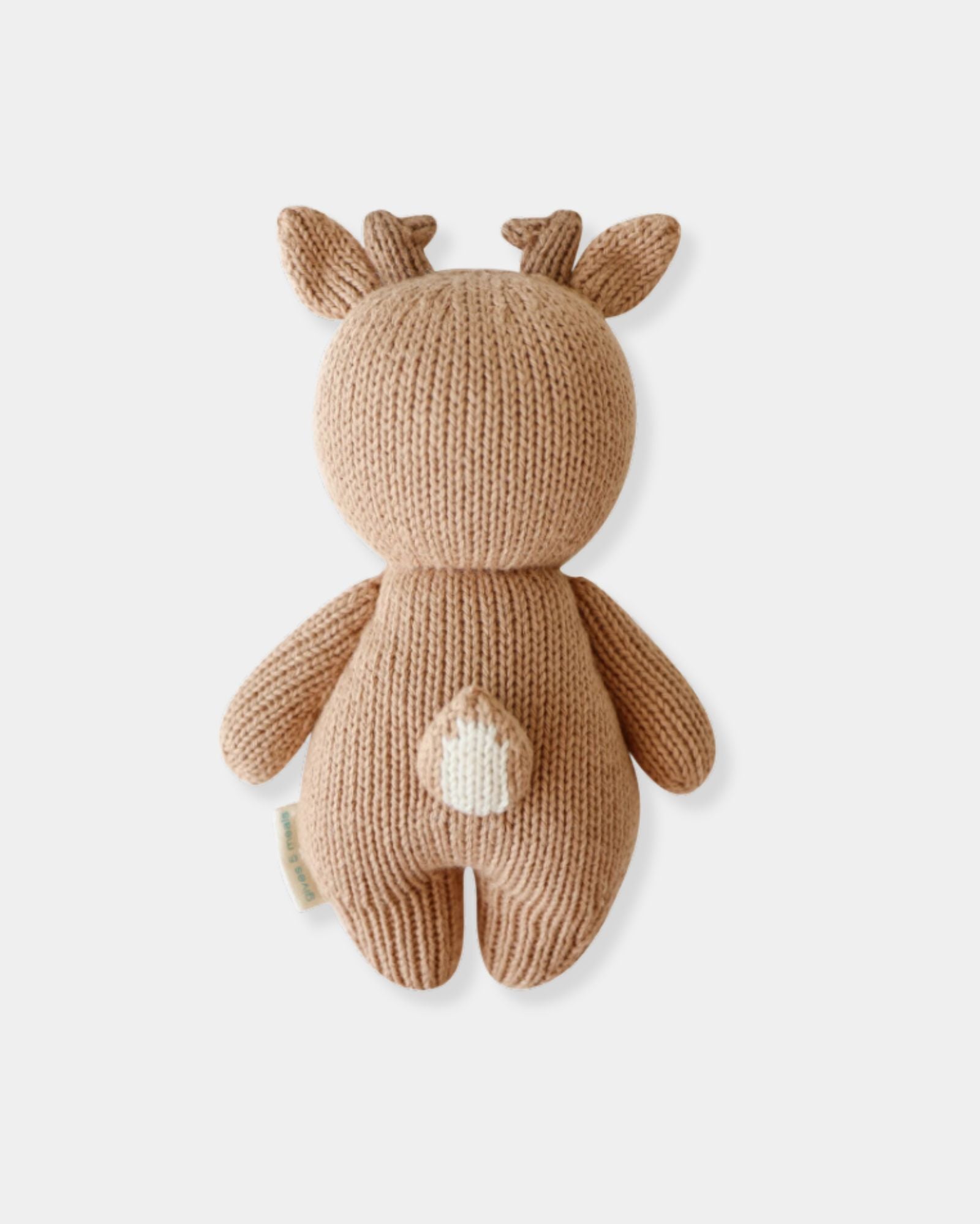 BABY FAWN - HAND KNIT DOLL