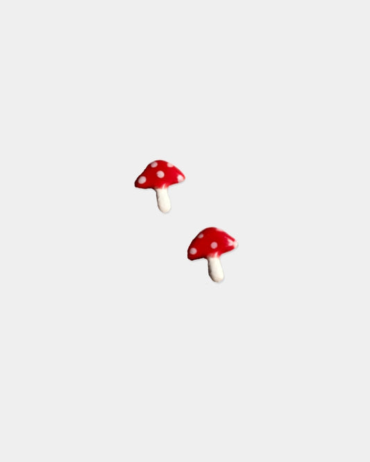CERAMIC MUSHROOM EARRINGS | Stonewaters