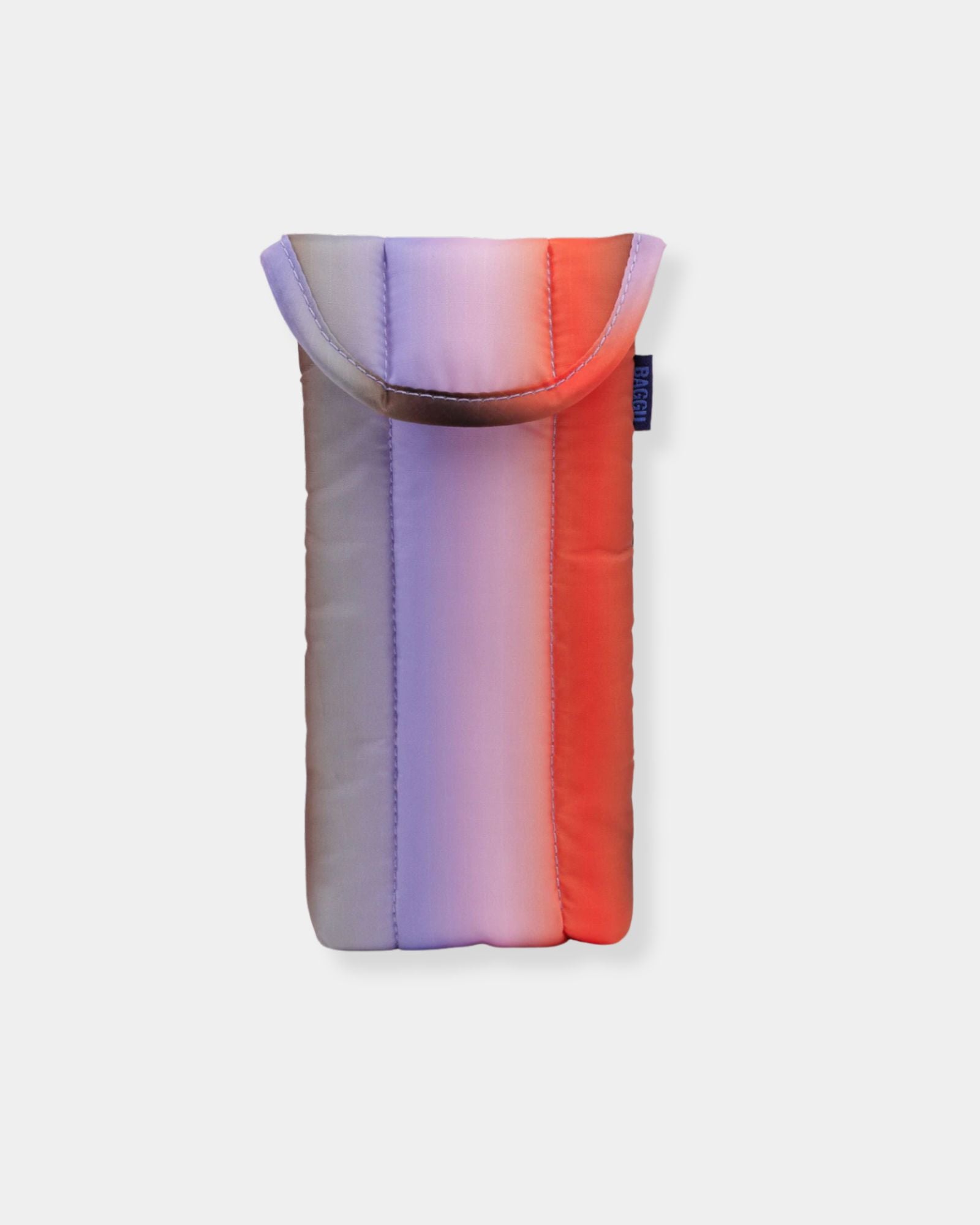 PUFFY GLASSES SLEEVE - GRADIENT STRIPE POPPY & LILAC