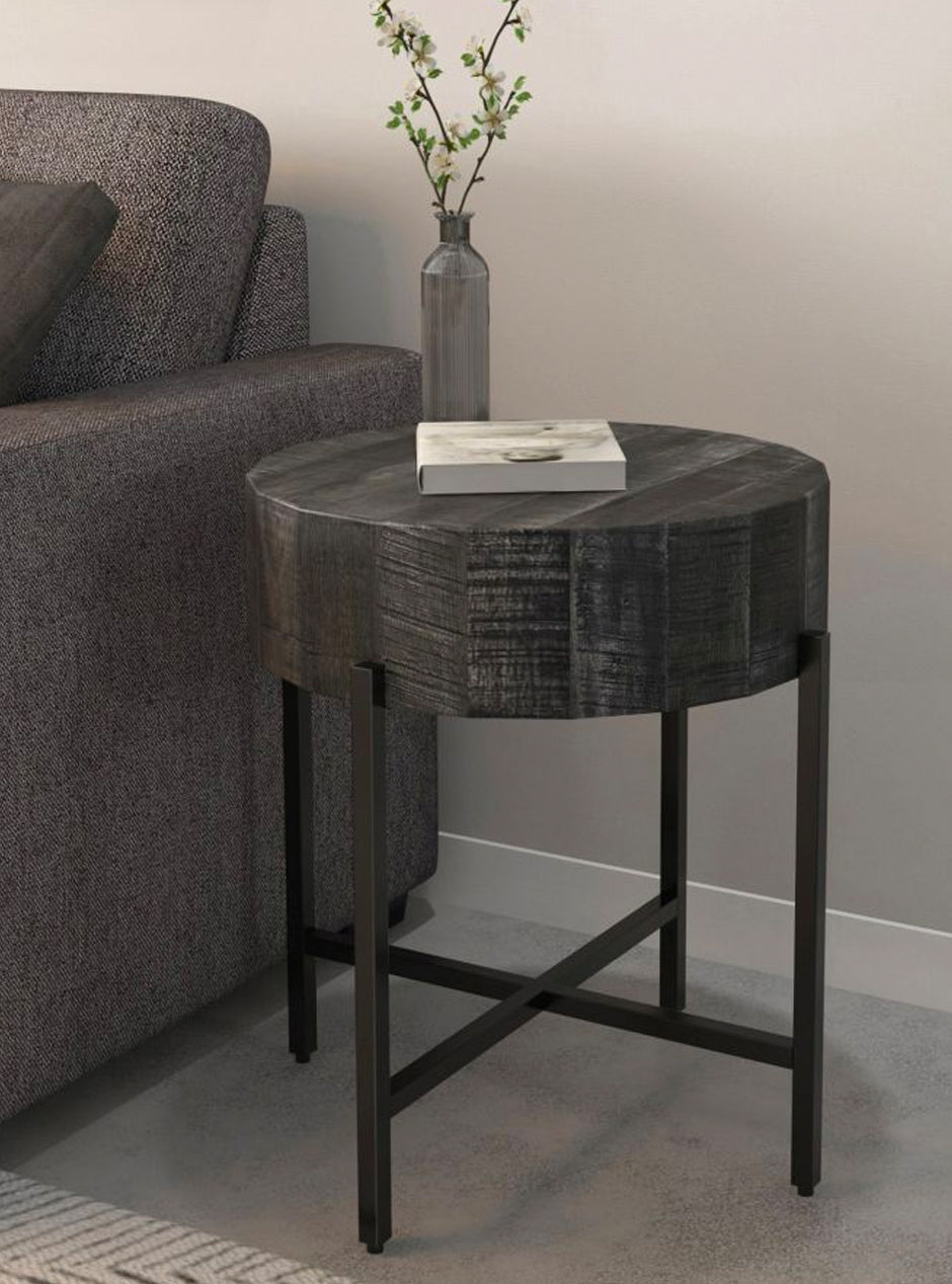 BLOX ROUND ACCENT TABLE