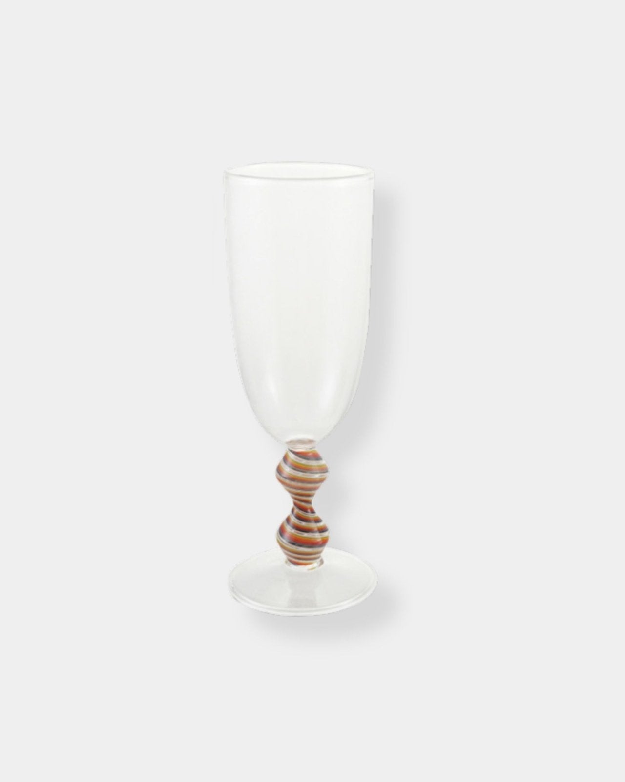 CHAMPAGNE FLUTE - MULTI SWIRL STEM | Stonewaters