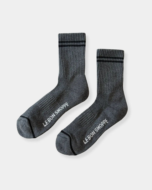 CHARCOAL BOYFRIEND - SOCK | Stonewaters