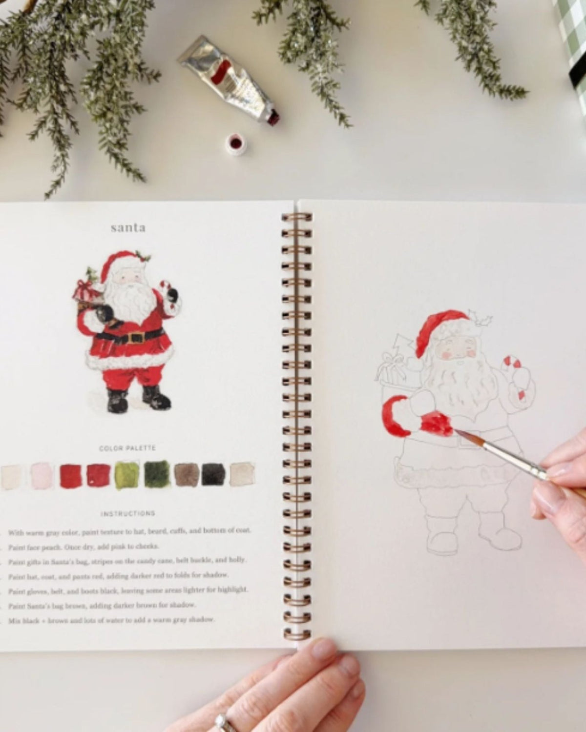 CLASSIC CHRISTMAS WATERCOLOUR WORKBOOK | Stonewaters