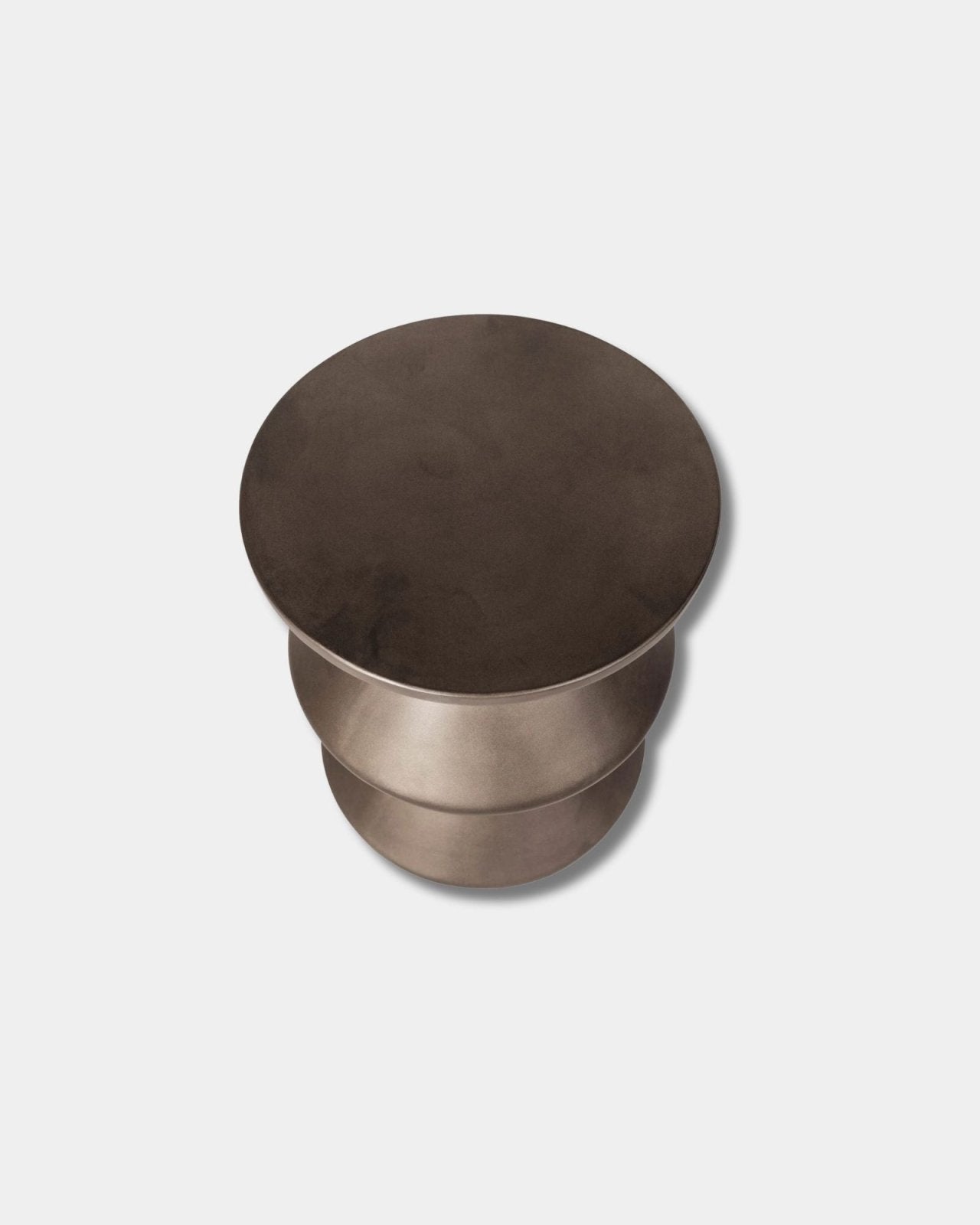 CONCRETE INVERTED SIDE TABLE - BRONZE | Stonewaters