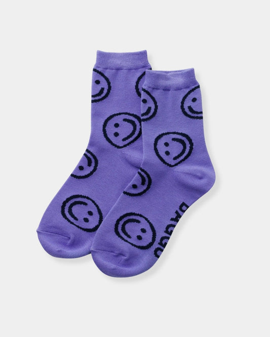 CREW SOCK - LAVENDER HAPPY | Stonewaters