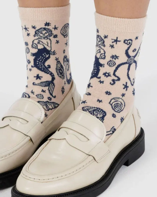 CREW SOCK - MERMAID | Stonewaters
