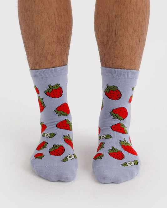 CREW SOCK - STRAWBERRY BLOSSOM | Stonewaters