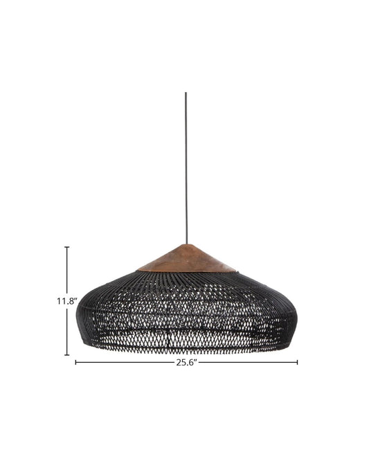 D-BODHI BANJO PENDANT - BLACK | Stonewaters