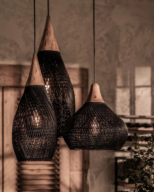 D-BODHI HORN PENDANT BLACK | Stonewaters