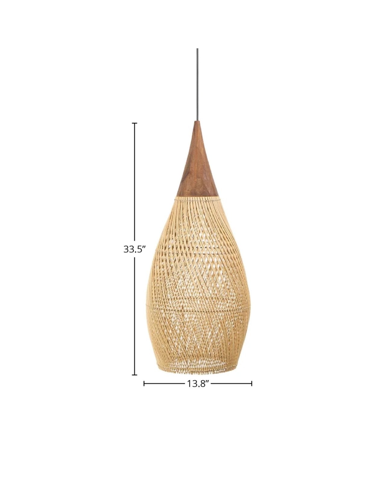 D-BODHI HORN PENDANT NATURAL | Stonewaters