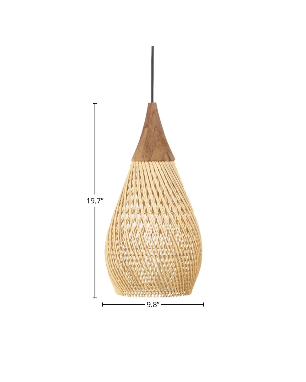 D-BODHI HORN PENDANT NATURAL | Stonewaters