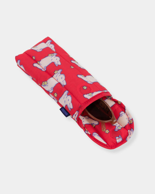 PUFFY GLASSES SLEEVE - BUNNIES