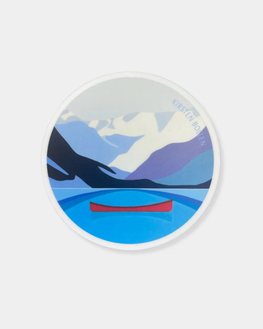 LAKE LOUISE CANOE - STICKER