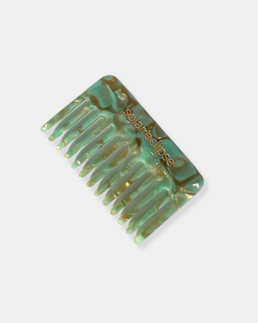 GOLDEN JADE POCKET SIZE WIDE TOOTH - HAIR COMB