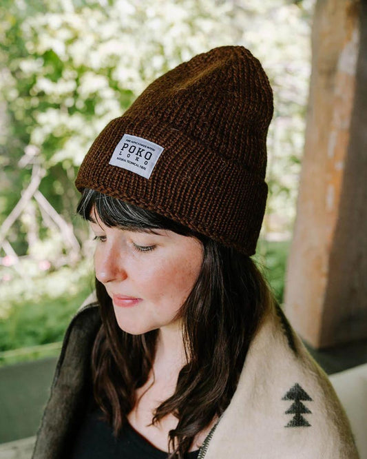 FISHERMAN ALPACA HAT - BARK