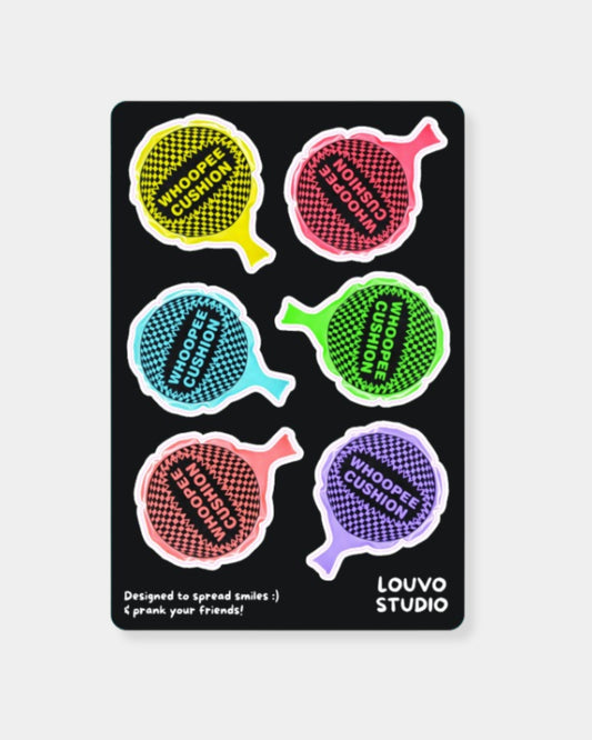WHOOPEE CUSHION - STICKER SHEET