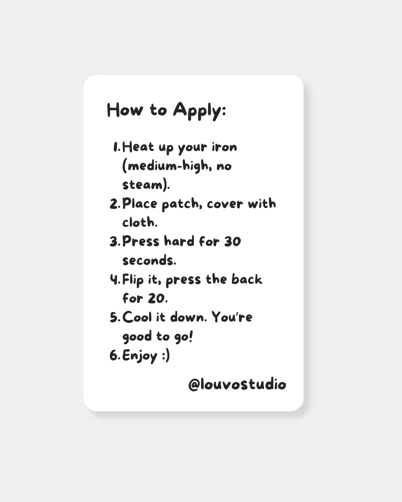 BLUE CANMORE - IRON ON PATCH