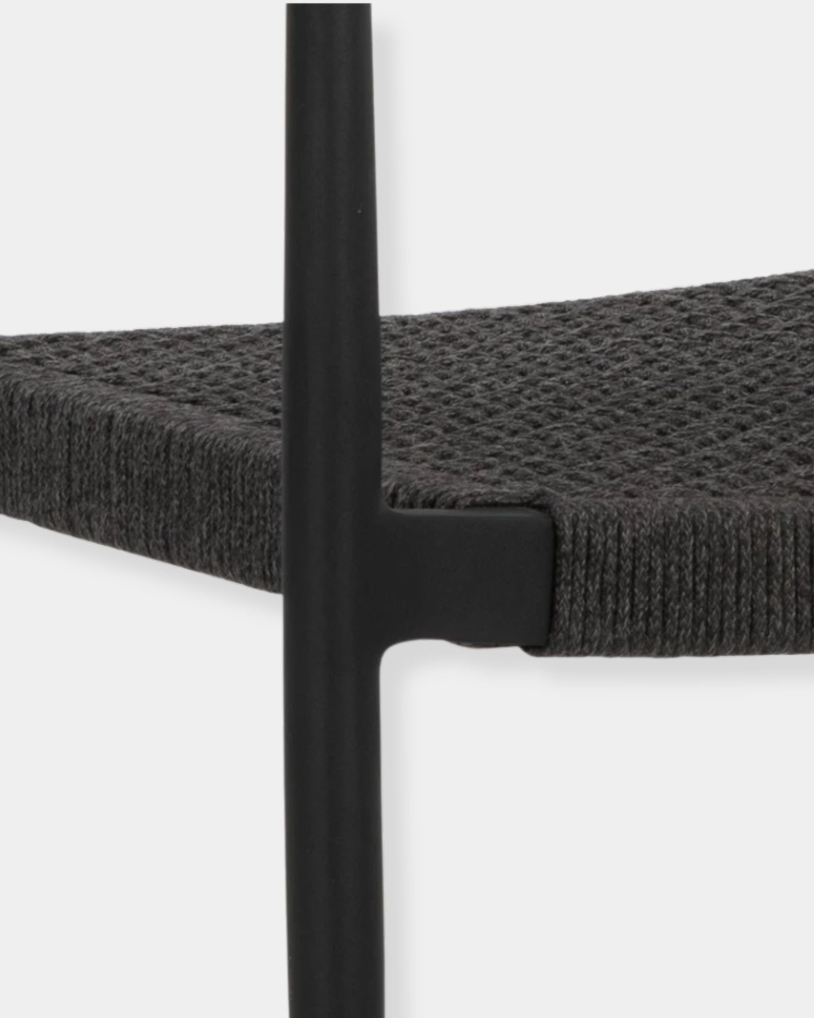 NAVA STACKABLE DINING CHAIR - BLACK