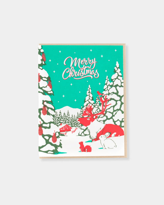 VINTAGE ANIMAL COUNTRY - CARD