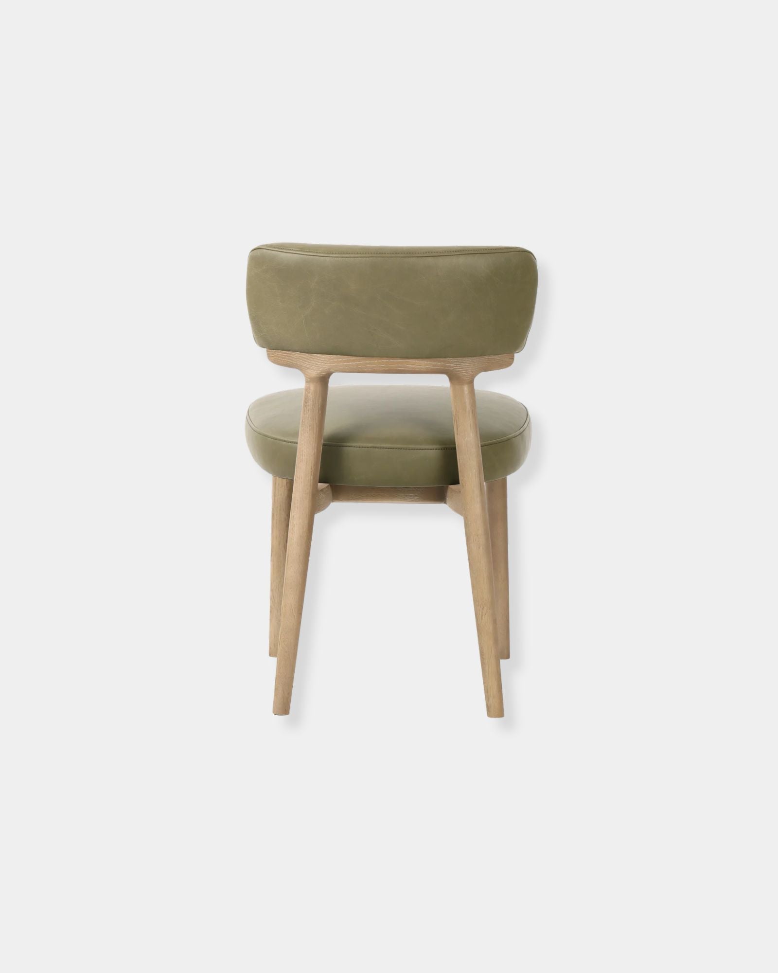 WILLOW DINING CHAIR - SAGE GREEN LEATHER