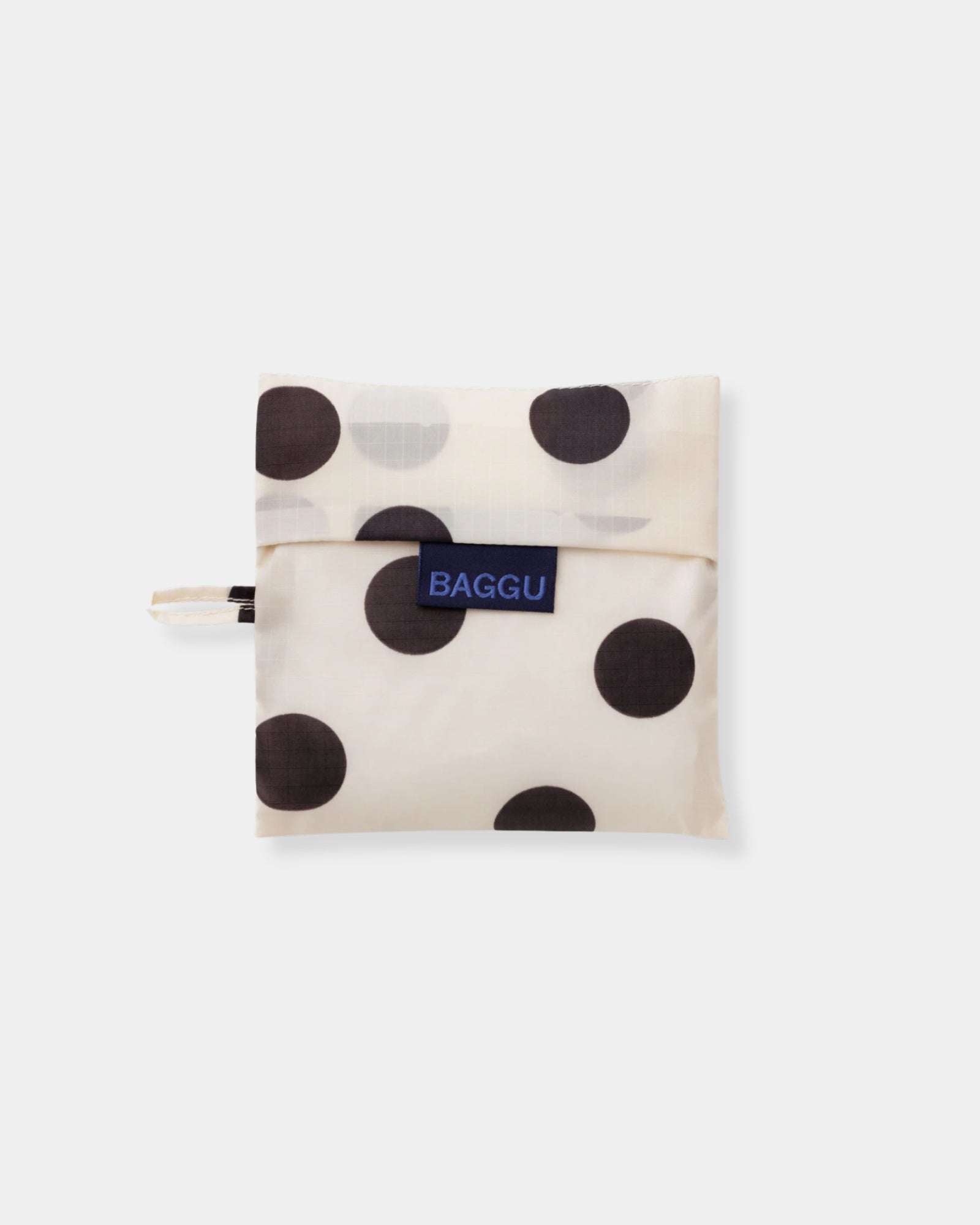 STANDARD BAGGU - CREAM AND BLACK POLKA DOT