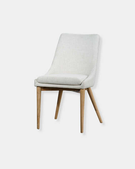 FRITZ SIDE CHAIR IVORY NATURAL - SET OF 2