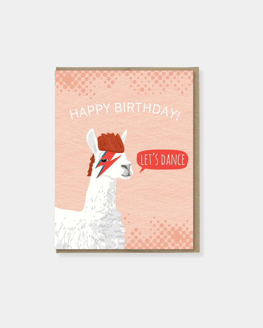 BOWIE LLAMA - CARD