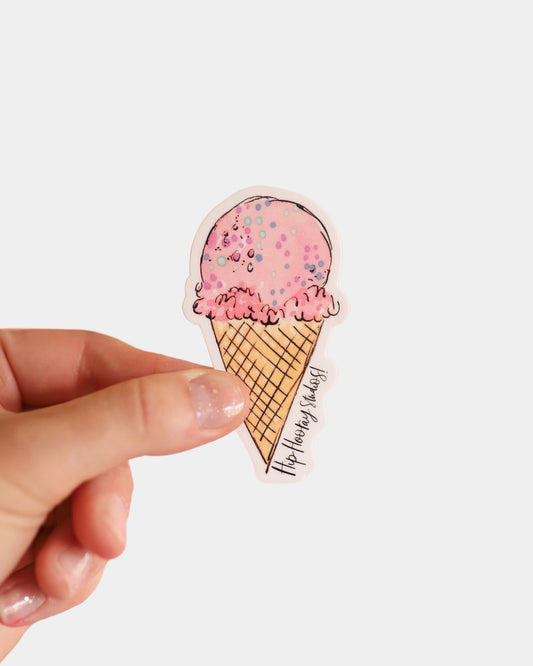 ICE CREAM CONE STICKER
