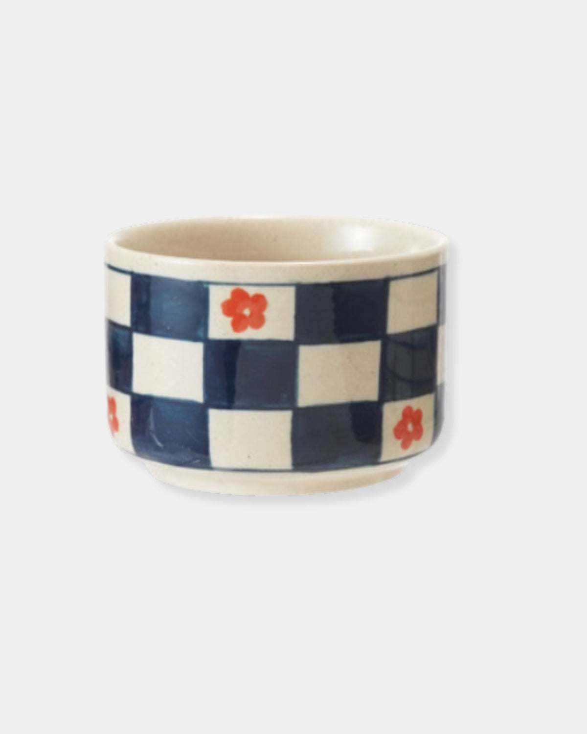 FLOWER CHECKERED BOWL