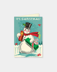 SNOWMAN GREETING CARD