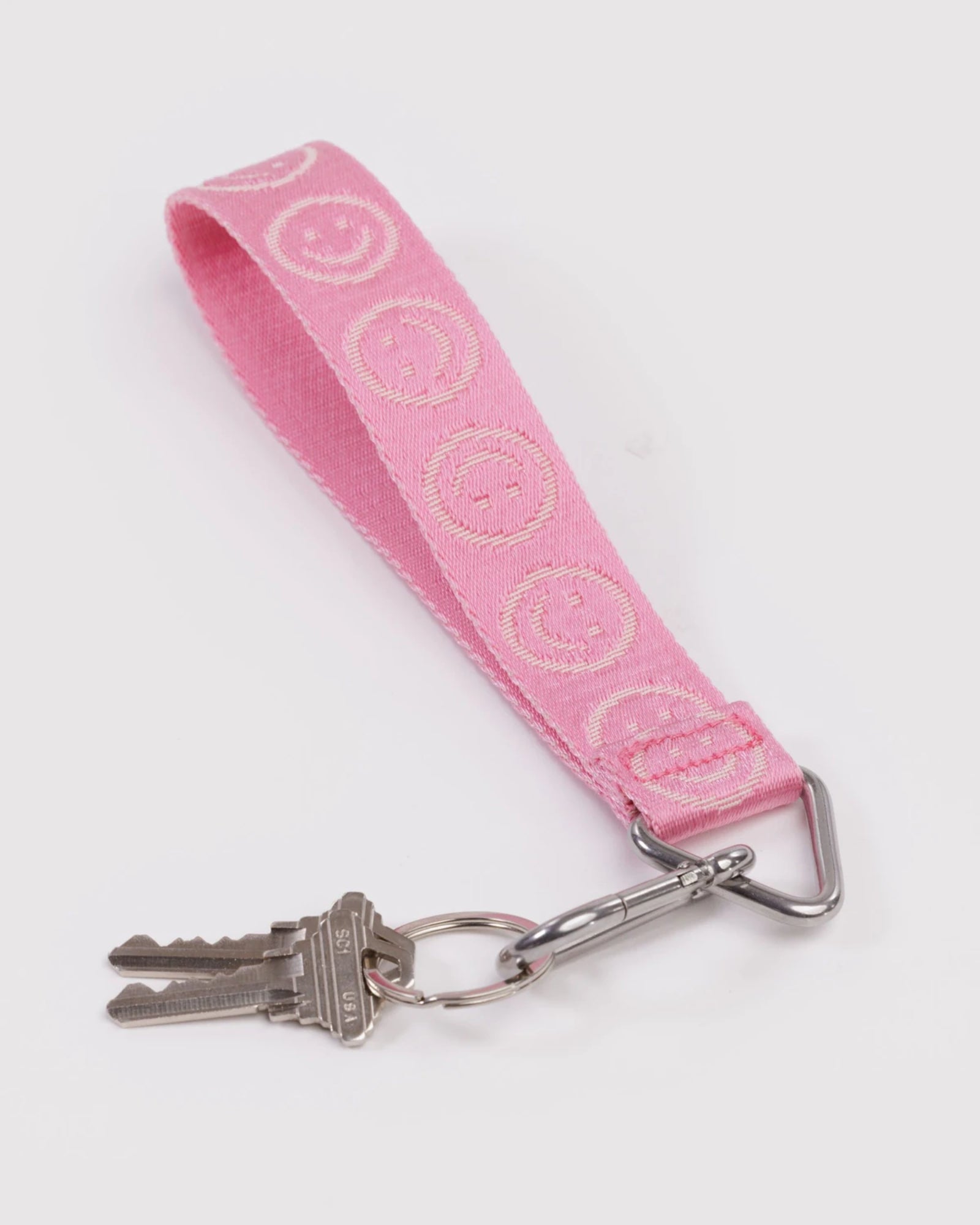 LOGO KEYCHAIN - PINK HAPPY