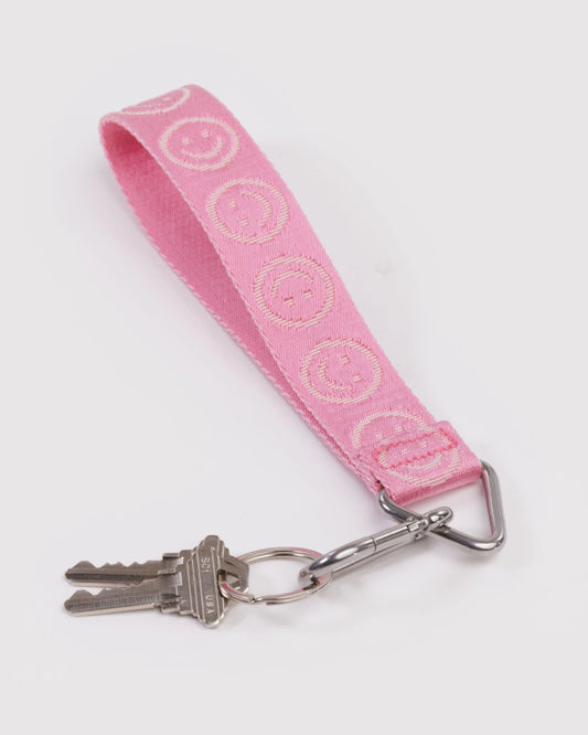 LOGO KEYCHAIN - PINK HAPPY