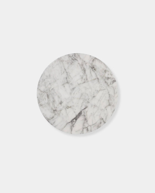 GOYA END TABLE - WHITE MARBLE