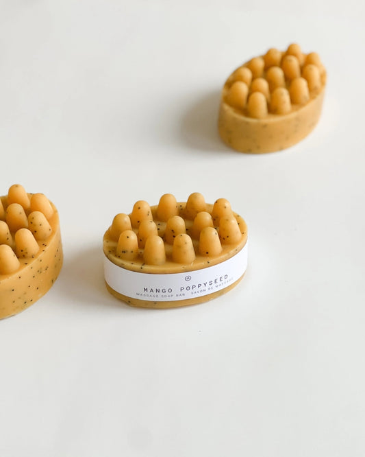 MANGO POPPYSEED MASSAGE SOAP BAR
