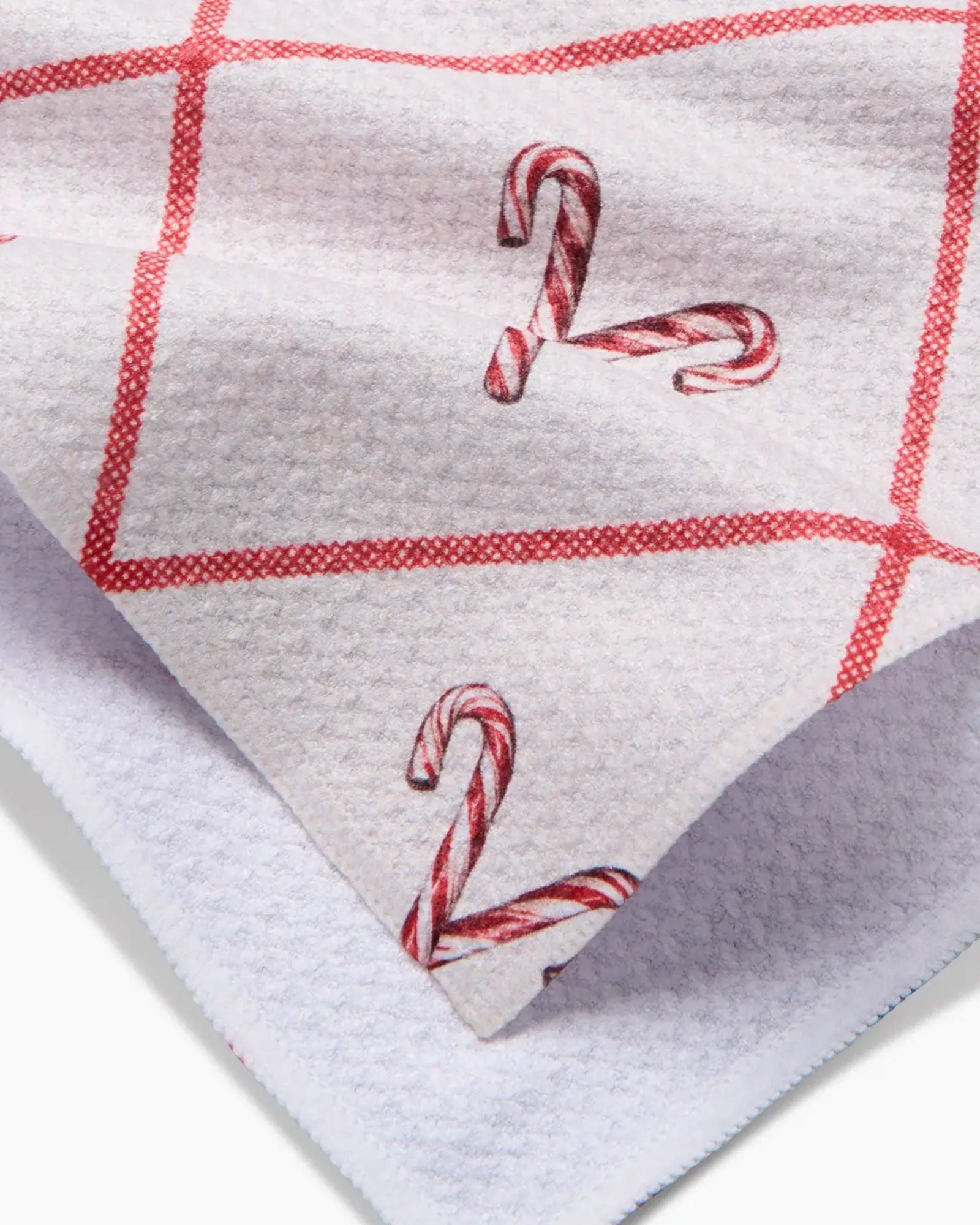 FESTIVE CANDY CANES - TEA TOWEL
