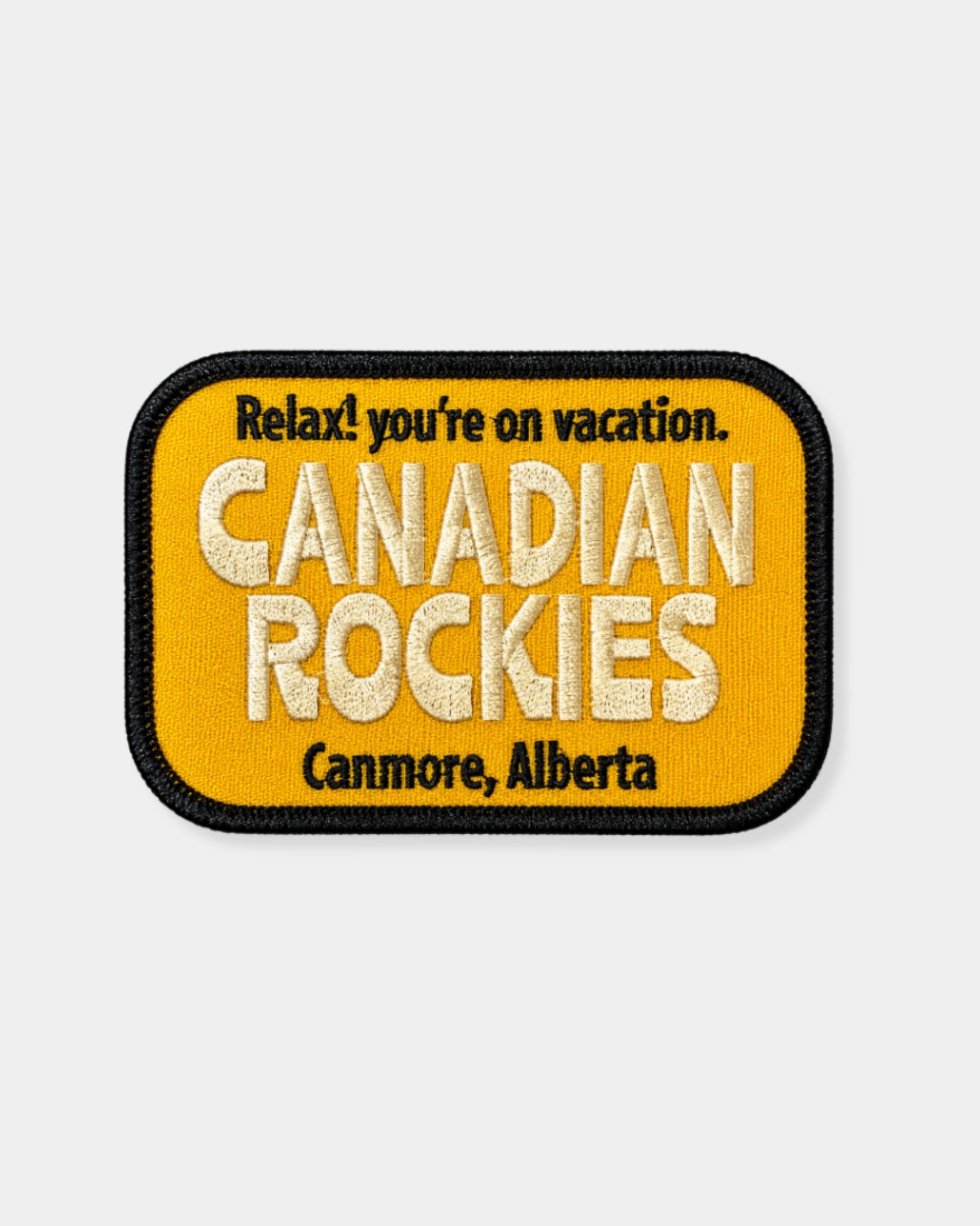 CANADIAN ROCKIES - IRON-ON PATCH
