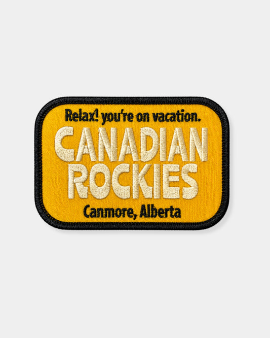 CANADIAN ROCKIES - IRON-ON PATCH