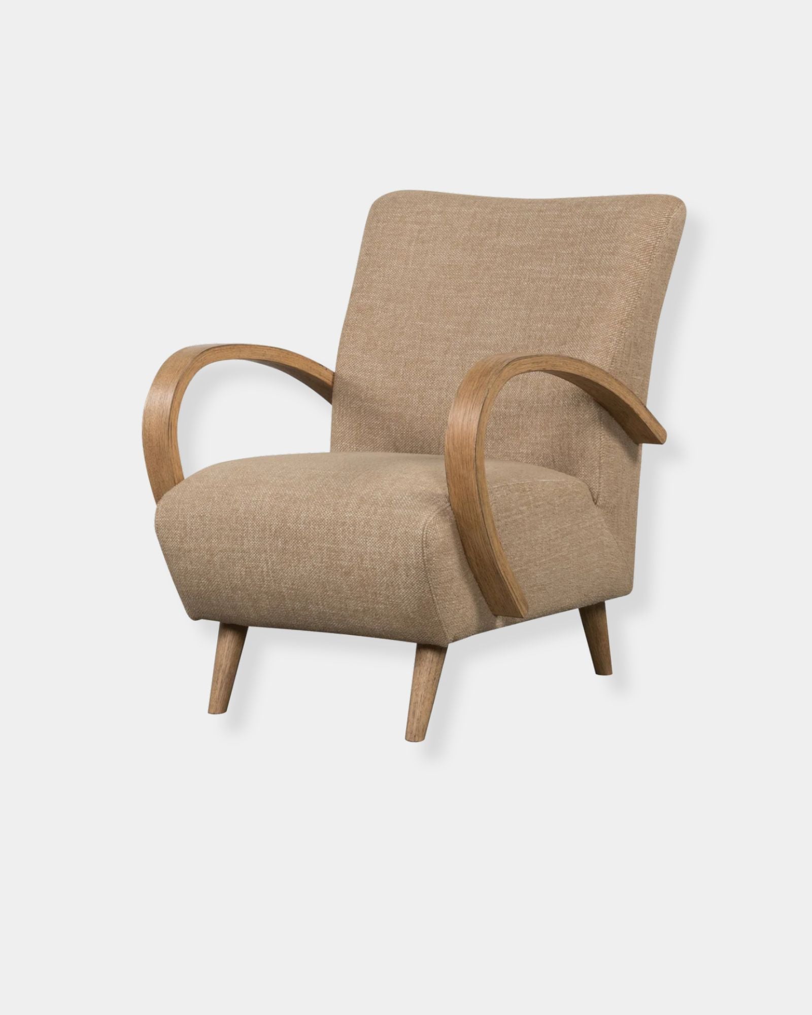 LOUIS CLUB CHAIR - TEXTURED HONEY