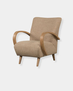 LOUIS CLUB CHAIR - TEXTURED HONEY