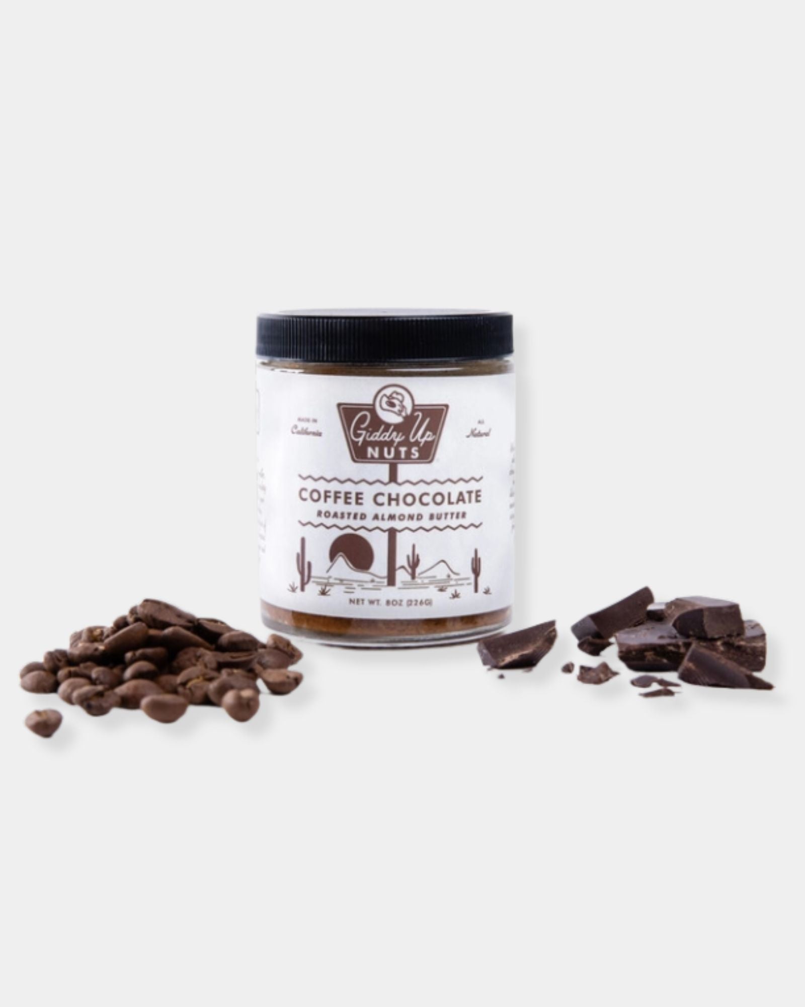 COFFEE CHOCOLATE ALMOND BUTTER 6oz