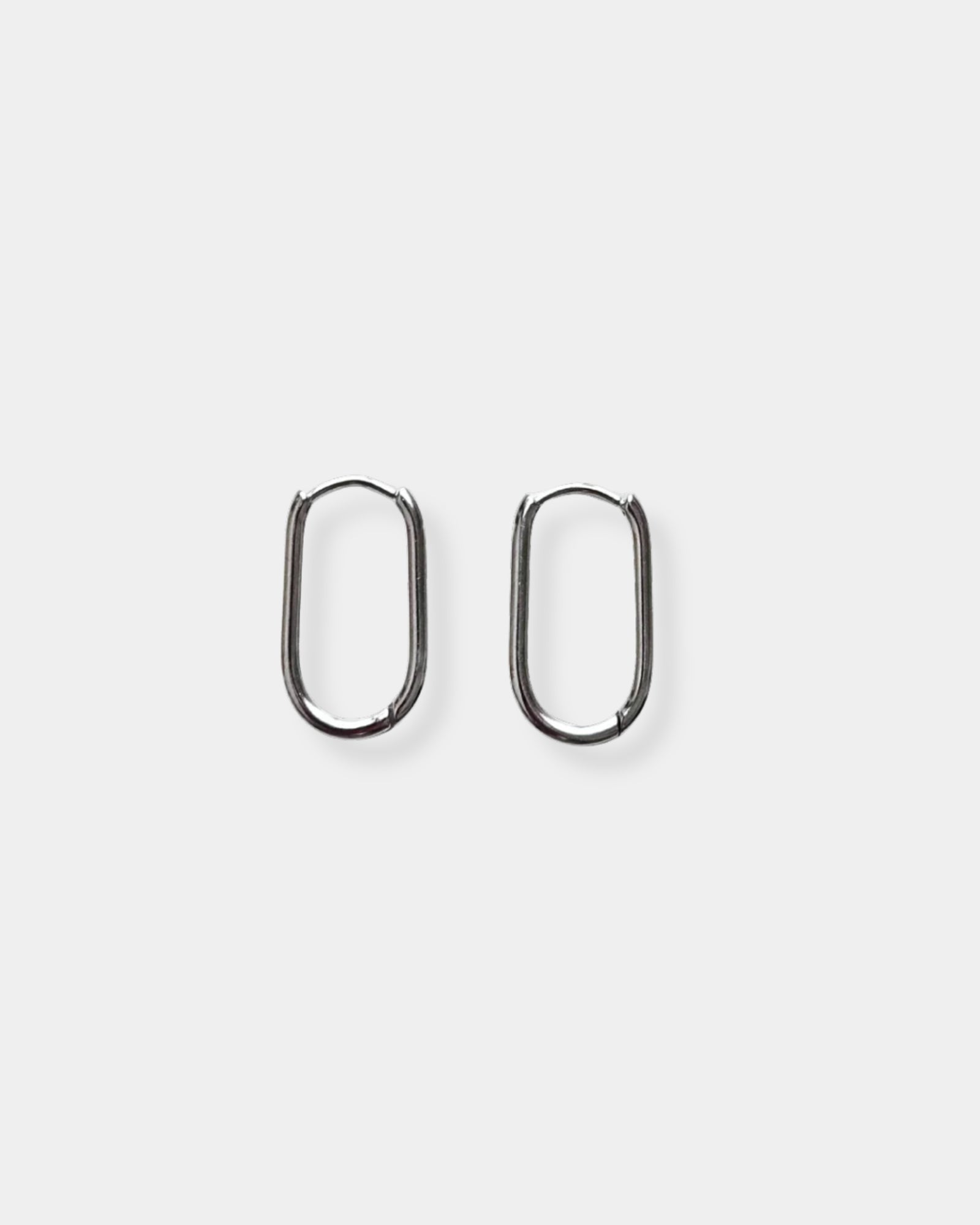 BENNIE SILVER HOOP - EARRINGS