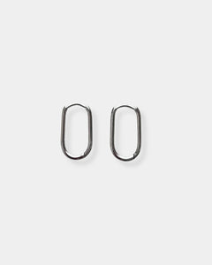 BENNIE SILVER HOOP - EARRINGS