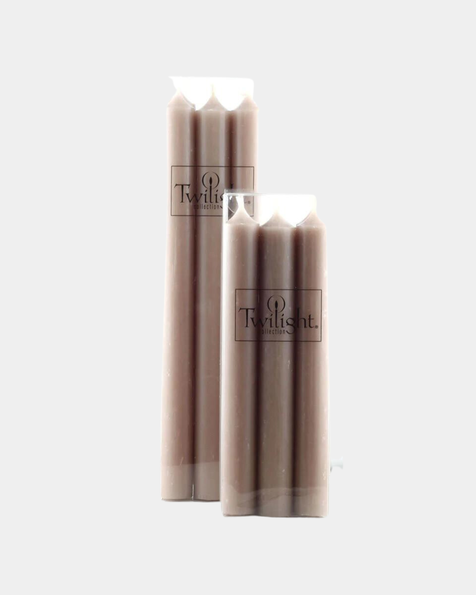 TWILIGHT CANDLE 7" SET OF 6 - SAND