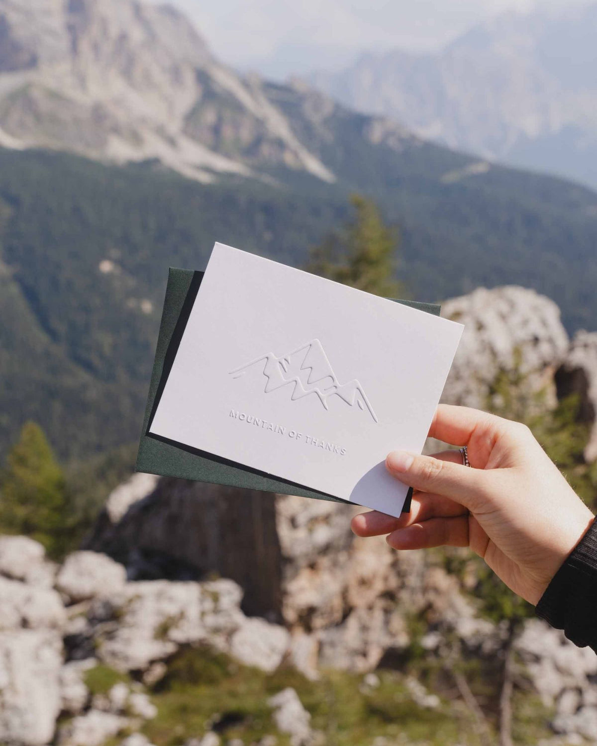 MOUNTAIN OF THANKS - CARD