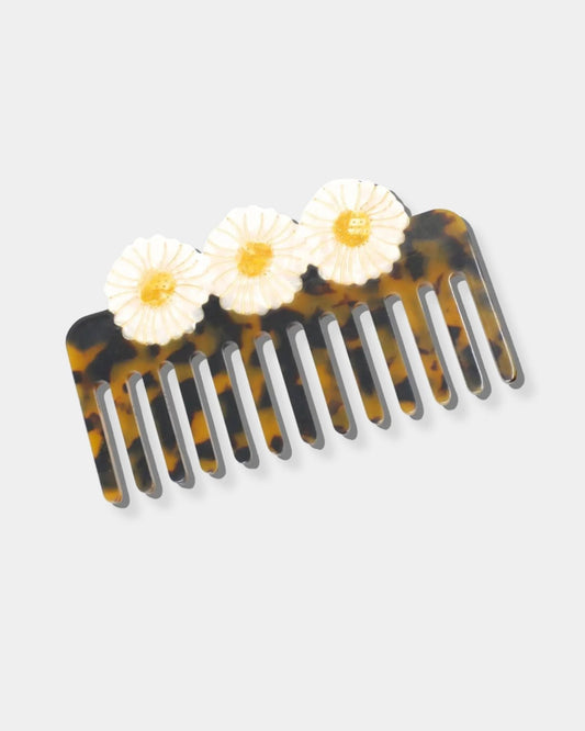 DAISY - WIDE TOOTH HAIR COMB | Stonewaters
