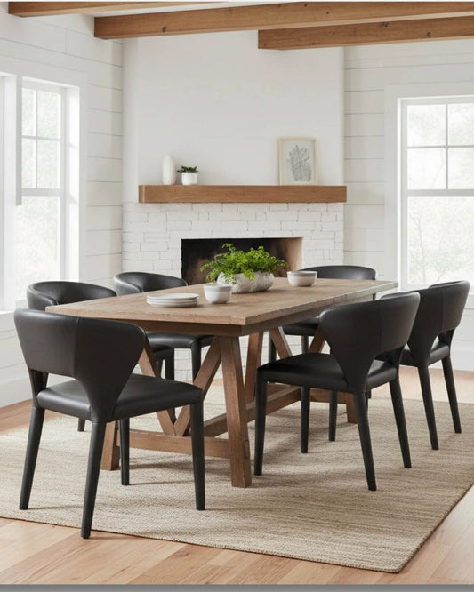 DAKOTA CHAIR BLACK - SET OF 2 | Stonewaters