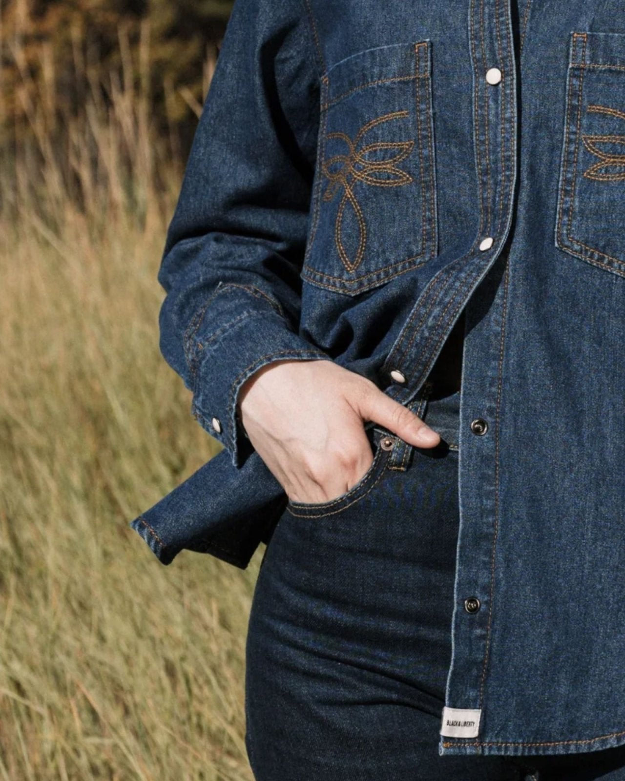 DAKOTA SHIRT - DARK BLUE | Stonewaters