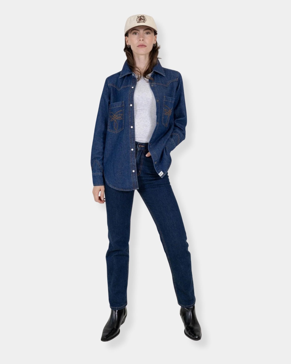 DAKOTA SHIRT - DARK BLUE | Stonewaters